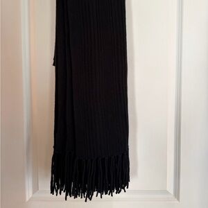 Halogen Nordstrom Rack 100% Cashmere Black Scarf
